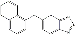 5-[(1-Naphtyl)methyl]-4H-benzotriazole Struktur