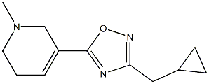 3-Cyclopropylmethyl-5-[(1,2,5,6-tetrahydro-1-methylpyridin)-3-yl]-1,2,4-oxadiazole