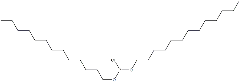 Chlorophosphonous acid di(tridecyl) ester 结构式