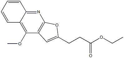  3-(4-Methoxyfuro[2,3-b]quinolin-2-yl)propionic acid ethyl ester