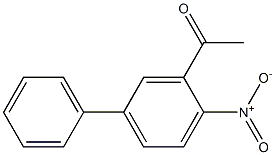 3-Acetyl-4-nitrobiphenyl Struktur