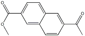 6-Acetyl-2-naphthoic acid methyl ester Struktur