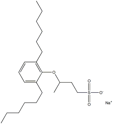 3-(2,6-Dihexylphenoxy)butane-1-sulfonic acid sodium salt