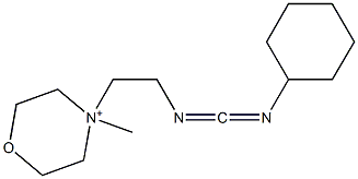 N-Cyclohexyl-N'-[2-[(4-methylmorpholinium)-4-yl]ethyl]carbodiimide Structure