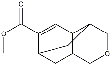 3,4,4a,7,8,8a-Hexahydro-4,7-methano-1H-2-benzopyran-6-carboxylic acid methyl ester Structure