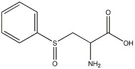 3-(Phenylsulfinyl)-2-aminopropionic acid Struktur