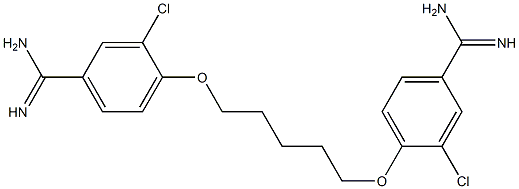  4,4'-[1,5-Pentanediylbis(oxy)]bis[3-chlorobenzamidine]