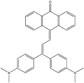 10-[3,3-Bis[4-(dimethylamino)phenyl]-2-propenylidene]anthracen-9(10H)-one