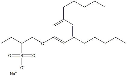 1-(3,5-Dipentylphenoxy)butane-2-sulfonic acid sodium salt