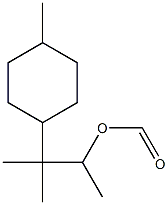 Formic acid 1-(p-menthan-8-yl)ethyl ester Struktur