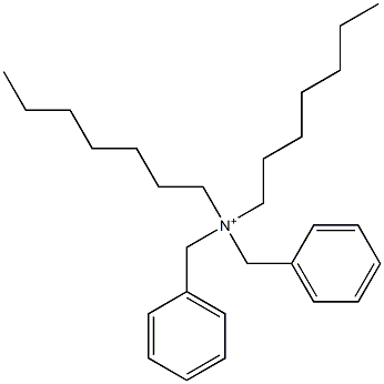 Diheptyldibenzylaminium Structure