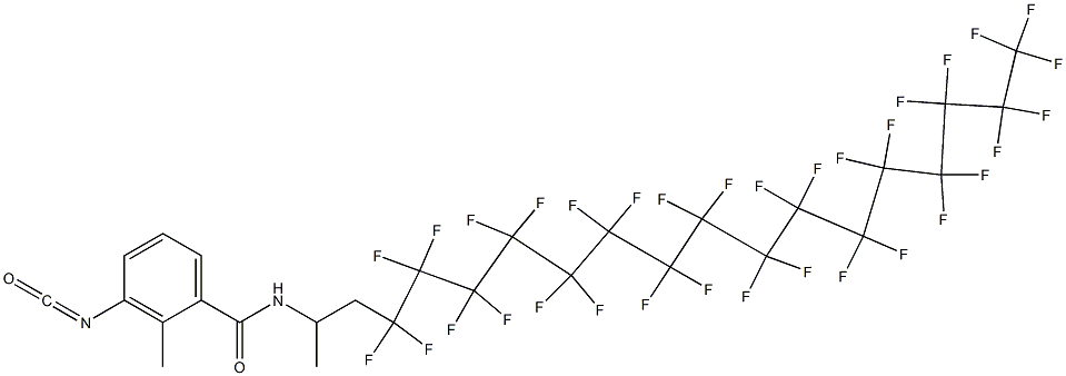 3-Isocyanato-2-methyl-N-[2-(tritriacontafluorohexadecyl)-1-methylethyl]benzamide|