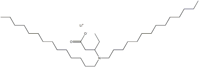 3-(Ditetradecylamino)valeric acid lithium salt