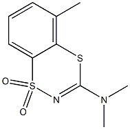 3-(Dimethylamino)-5-methyl-1,4,2-benzodithiazine 1,1-dioxide