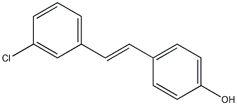 4-[(E)-2-(3-Chlorophenyl)ethenyl]phenol