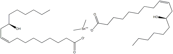 Diricinoleic acid dimethyltin(IV) salt 结构式