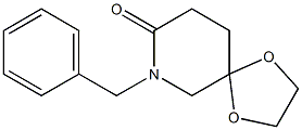 7-Benzyl-1,4-dioxa-7-azaspiro[4.5]decan-8-one Structure