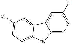2,8-Dichlorodibenzothiophene Structure