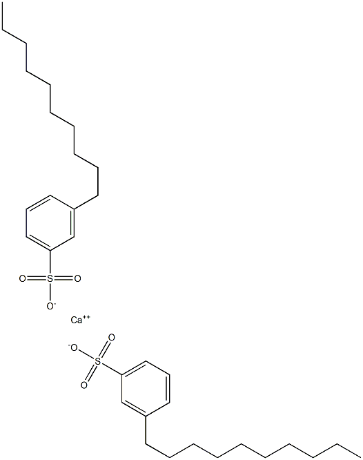 Bis(3-decylbenzenesulfonic acid)calcium salt Structure