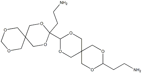 3,3'-Bis(2-aminoethyl)-3,9'-bi[2,4,8,10-tetraoxaspiro[5.5]undecane],,结构式