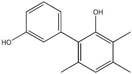 3,4,6-Trimethyl-1,1'-biphenyl-2,3'-diol 结构式