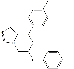 1-[4-(4-Methylphenyl)-2-[(4-fluorophenyl)thio]butyl]-1H-imidazole Structure