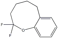 3,4,5,6-Tetrahydro-2,2-difluoro-2H-1-benzoxocin 结构式