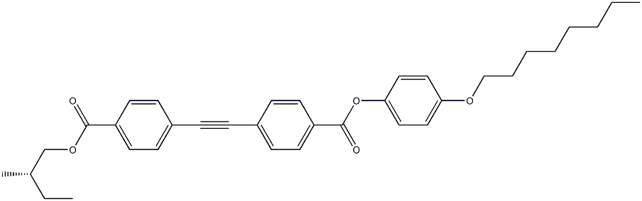 4-[[4-(4-Octyloxyphenoxycarbonyl)phenyl]ethynyl]benzoic acid (S)-2-methylbutyl ester