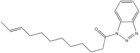 1-(10-Dodecenoyl)-1H-benzotriazole,,结构式