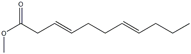 3,7-Undecadienoic acid methyl ester Struktur