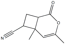 4,6-Dimethyl-2-oxo-3-oxabicyclo[4.2.0]oct-4-ene-7-carbonitrile