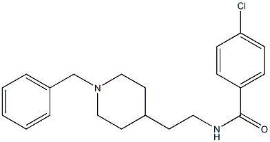 N-[2-(1-Benzyl-4-piperidinyl)ethyl]-4-chlorobenzamide Structure