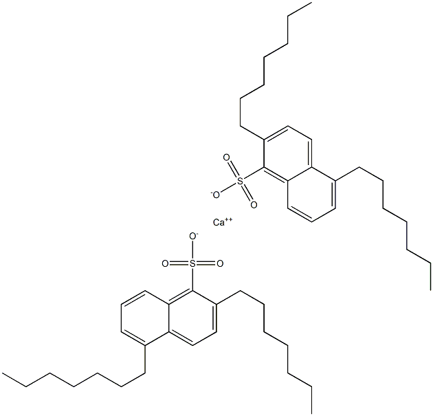 Bis(2,5-diheptyl-1-naphthalenesulfonic acid)calcium salt