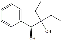 [S,(+)]-2-Ethyl-1-phenyl-1,2-butanediol Struktur