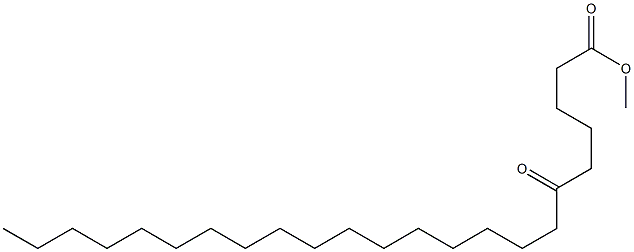 6-オキソトリコサン酸メチル 化学構造式