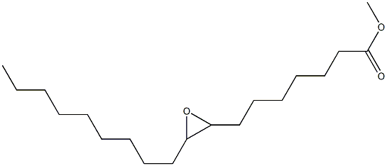 8,9-Epoxystearic acid methyl ester,,结构式