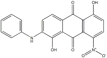 2-Anilino-1,5-dihydroxy-8-nitroanthraquinone