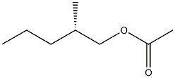 Acetic acid (S)-2-methylpentyl ester,,结构式