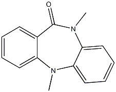 5,10-Dihydro-5,10-dimethyl-11H-dibenzo[b,e][1,4]diazepin-11-one Structure