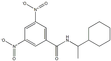 N-(1-Cyclohexylethyl)-3,5-dinitrobenzamide Structure