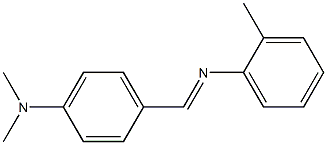 N-[4-(Dimethylamino)benzylidene]-2-methylaniline Structure