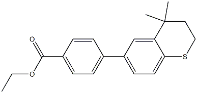 4-[(3,4-Dihydro-4,4-dimethyl-2H-1-benzothiopyran)-6-yl]benzoic acid ethyl ester