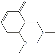 2-Methoxy-N,N-dimethyl-6-methylene-2,4-cyclohexadiene-1-methanamine Structure