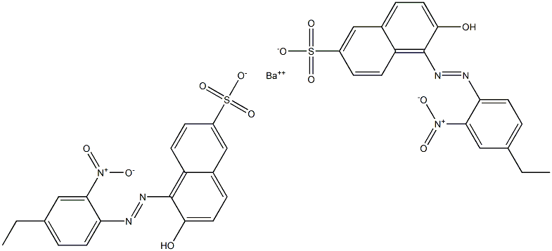  Bis[1-[(4-ethyl-2-nitrophenyl)azo]-2-hydroxy-6-naphthalenesulfonic acid]barium salt