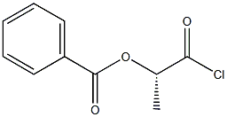[S,(+)]-2-(Benzoyloxy)propionic acid chloride Struktur