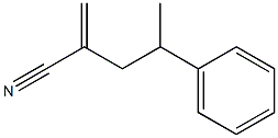 2-(2-Phenylpropyl)propenenitrile Struktur