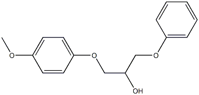 1-(4-Methoxyphenoxy)-3-phenoxy-2-propanol Structure