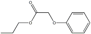 フェノキシ酢酸プロピル 化学構造式
