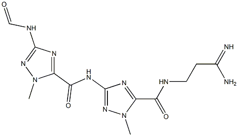 N-(3-Amino-3-iminopropyl)-1-methyl-3-[[1-methyl-3-(formylamino)-1H-1,2,4-triazol-5-yl]carbonylamino]-1H-1,2,4-triazole-5-carboxamide