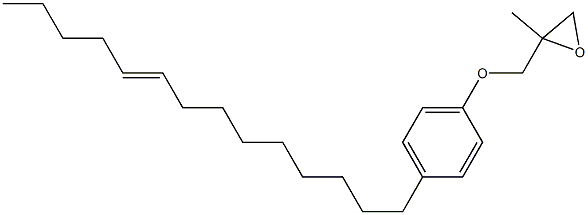 4-(9-Tetradecenyl)phenyl 2-methylglycidyl ether Structure